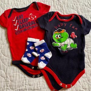 Boston Red Sox Baseball Bundle for Baby!